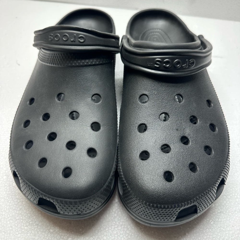 Black Crocs Size 14 Men